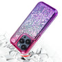 MyBat Quicksand Glitter with Diamonds Protector Cover for Apple iPhone 15 Pro - Purple / Pink  Gradient - MIP15PCSGTMM202-5.jpg