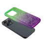 MyBat Quicksand Glitter with Diamonds Protector Cover for Apple iPhone 15 Pro - Purple / Green Gradient - MIP15PCSGTMM203-7.jpg