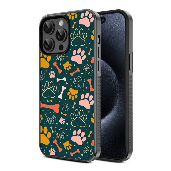MyBat Design Lab Series Case for Apple iPhone 15 Pro (6.1) - Paw Prints & Bones - MIP15PCSLESM003-2.jpg