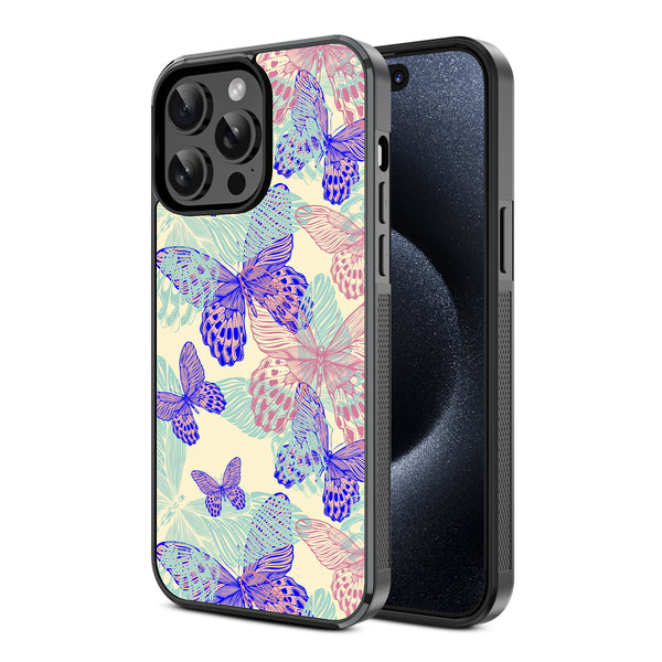 MyBat Design Lab Series Case for Apple iPhone 15 Pro (6.1) - Butterflies - MIP15PCSLESM019-2.jpg