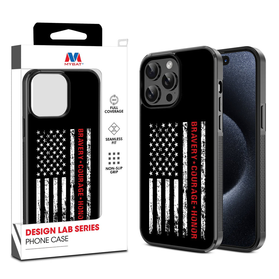 MyBat Design Lab Series Case for Apple iPhone 15 Pro (6.1) - Firefighter Flag