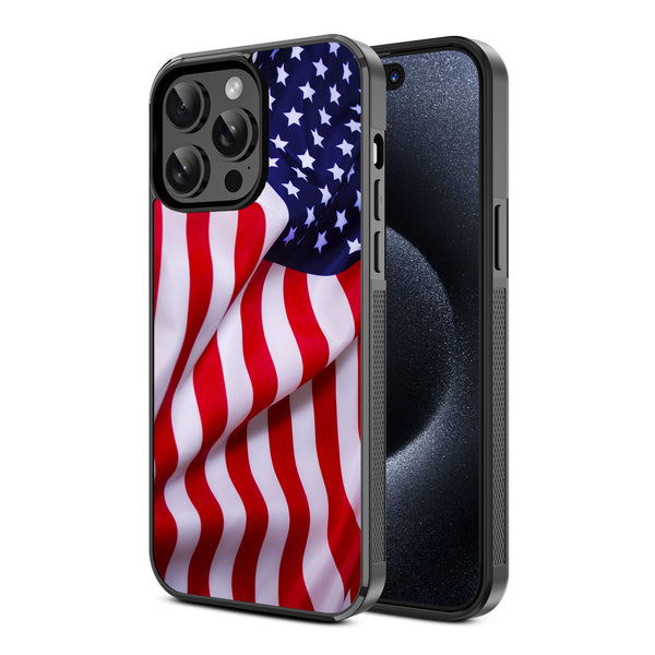 MyBat Design Lab Series Case for Apple iPhone 15 Pro (6.1) - Stars & Stripes - MIP15PCSLESM042-2.jpg