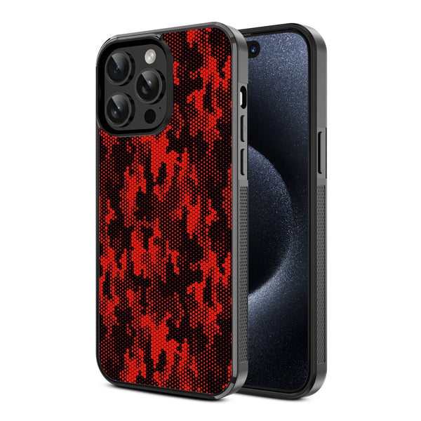 MyBat Design Lab Series Case for Apple iPhone 15 Pro (6.1) - Red Digital Camouflage - MIP15PCSLESM086-2.jpg