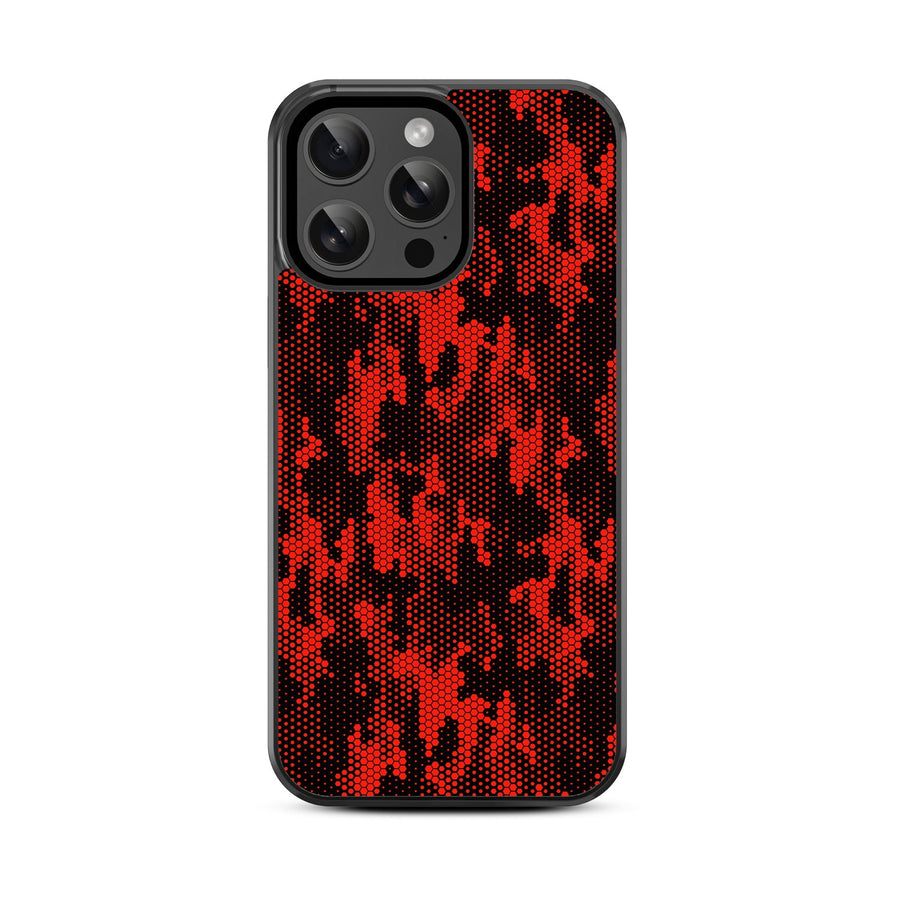 MyBat Design Lab Series Case for Apple iPhone 15 Pro (6.1) - Red Digital Camouflage