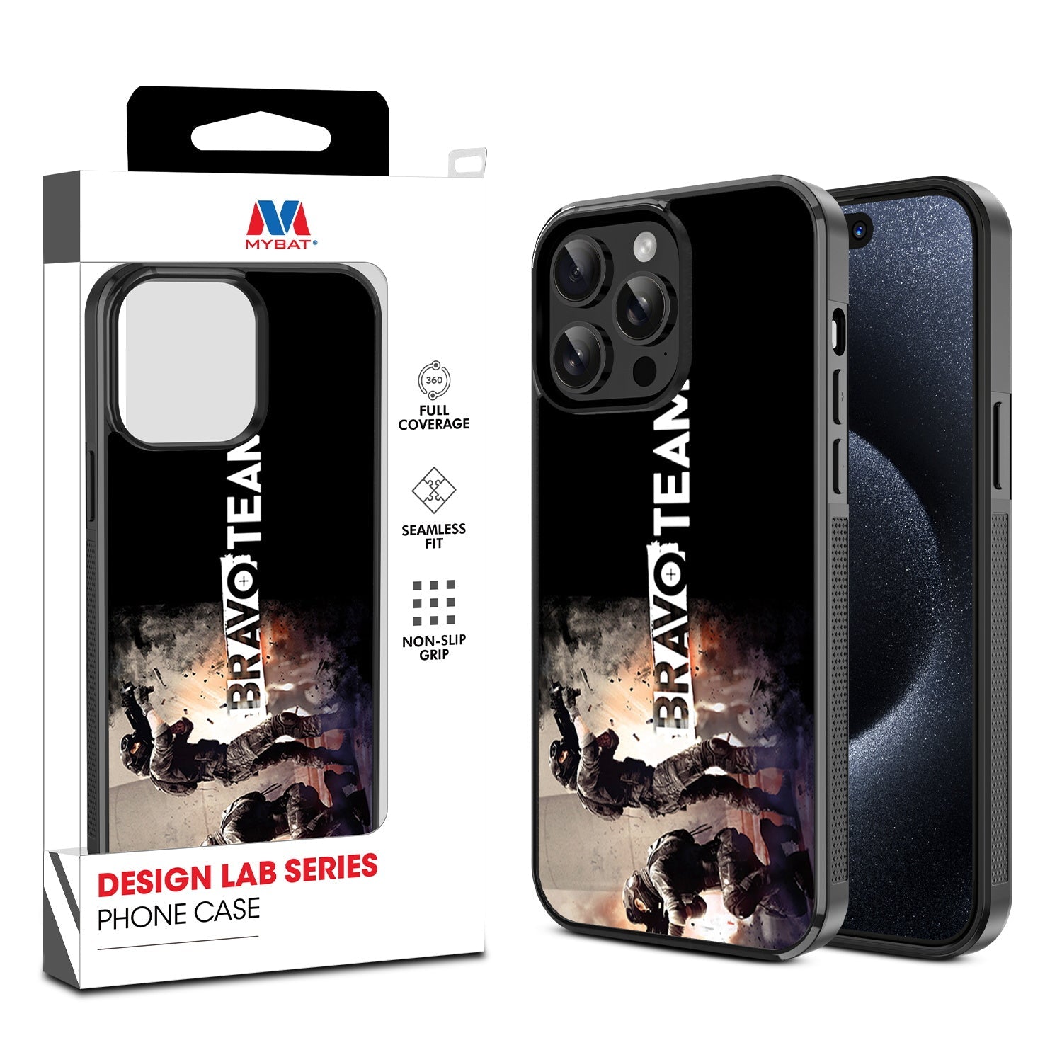 MyBat Design Lab Series Case for Apple iPhone 15 Pro (6.1) - Bravo Team