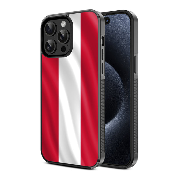 MyBat Design Lab Series Case for Apple iPhone 15 Pro (6.1) - Austria Flag - MIP15PCSLESM141-2.jpg