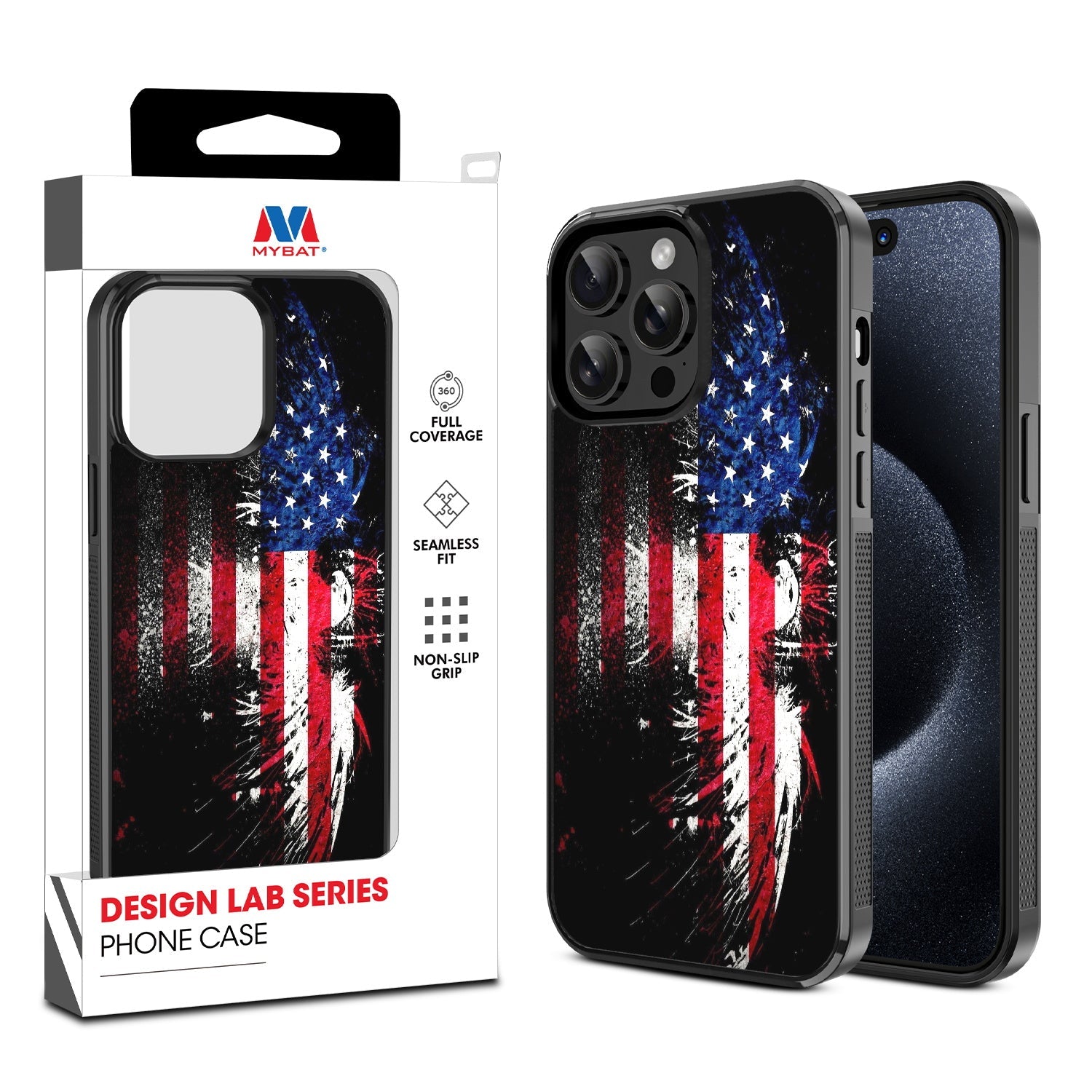 MyBat Design Lab Series Case for Apple iPhone 15 Pro (6.1) - American Eagle