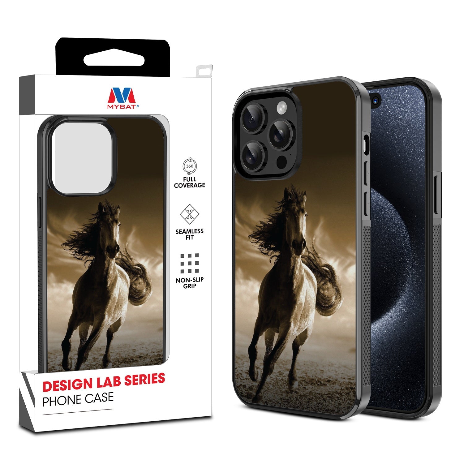 MyBat Design Lab Series Case for Apple iPhone 15 Pro (6.1) - Wild Horse