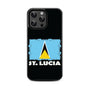 MyBat Design Lab Series Case for Apple iPhone 15 Pro (6.1) - St. Lucia Flag - MIP15PCSLESM262-3.jpg