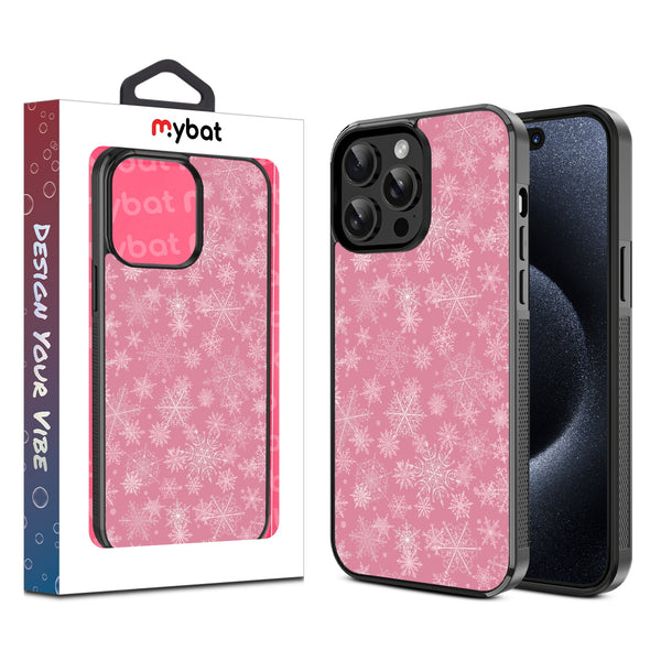 MyBat Design Lab Series Case for Apple iPhone 15 Pro (6.1) - Pink Snowflakes - MIP15PCSLESM282-1.jpg
