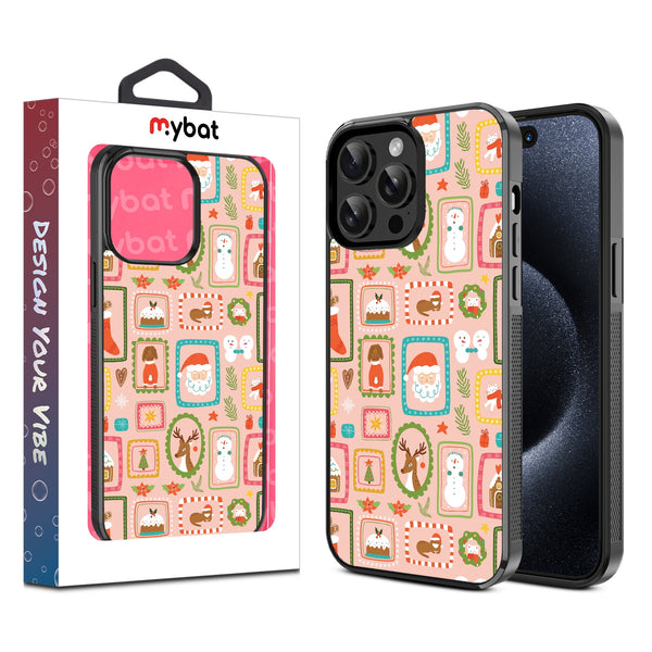 MyBat Design Lab Series Case for Apple iPhone 15 Pro (6.1) - Holiday Stamps - MIP15PCSLESM297-1.jpg