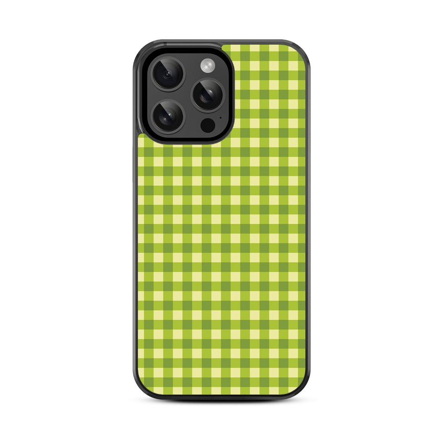 MyBat Design Lab Series Case for Apple iPhone 15 Pro - Green Gingham