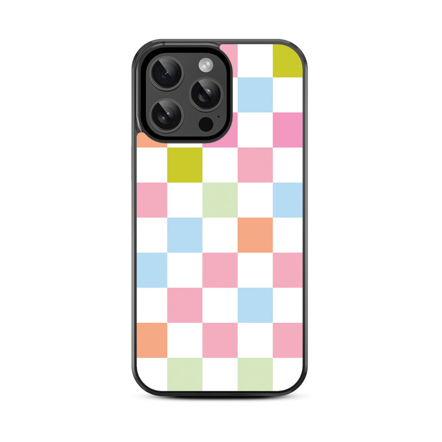 MyBat Design Lab Series Case for Apple iPhone 15 Pro - Pastel Check - MIP15PCSLESM480-3.jpg