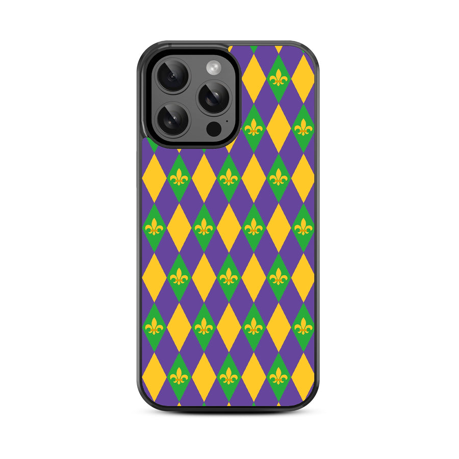 MyBat Design Lab Series Case for Apple iPhone 15 Pro Max (6.7) - Mardi Gras - MIP15PMCSLESM057-3.jpg