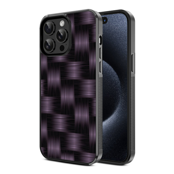 MyBat Design Lab Series Case for Apple iPhone 15 Pro Max (6.7) - Woven Carbon Fiber - MIP15PMCSLESM085-2.jpg