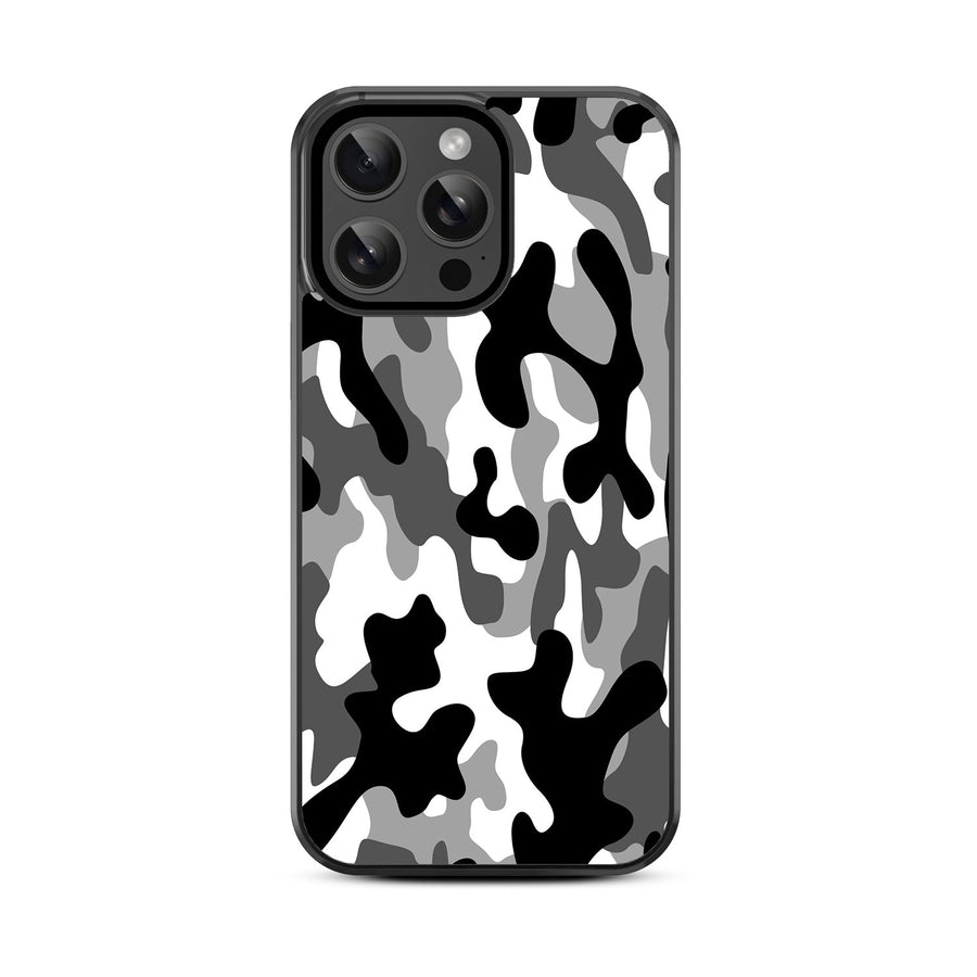 MyBat Design Lab Series Case for Apple iPhone 15 Pro Max (6.7) - Black & White Camouflage
