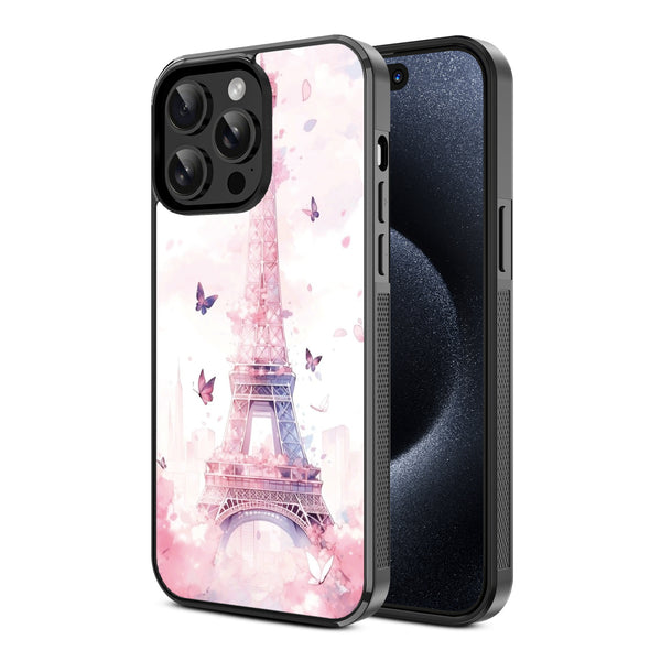 MyBat Design Lab Series Case for Apple iPhone 15 Pro Max (6.7) - Parisian Butterflies - MIP15PMCSLESM182-2.jpg