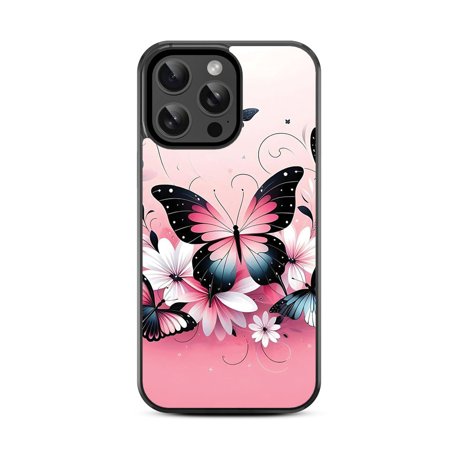 MyBat Design Lab Series Case for Apple iPhone 15 Pro Max (6.7) - Butterfly Bouquet - MIP15PMCSLESM184-3.jpg
