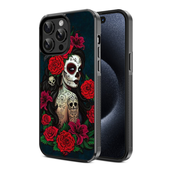 MyBat Design Lab Series Case for Apple iPhone 15 Pro Max (6.7) - Lady Of The Dead - MIP15PMCSLESM189-2.jpg