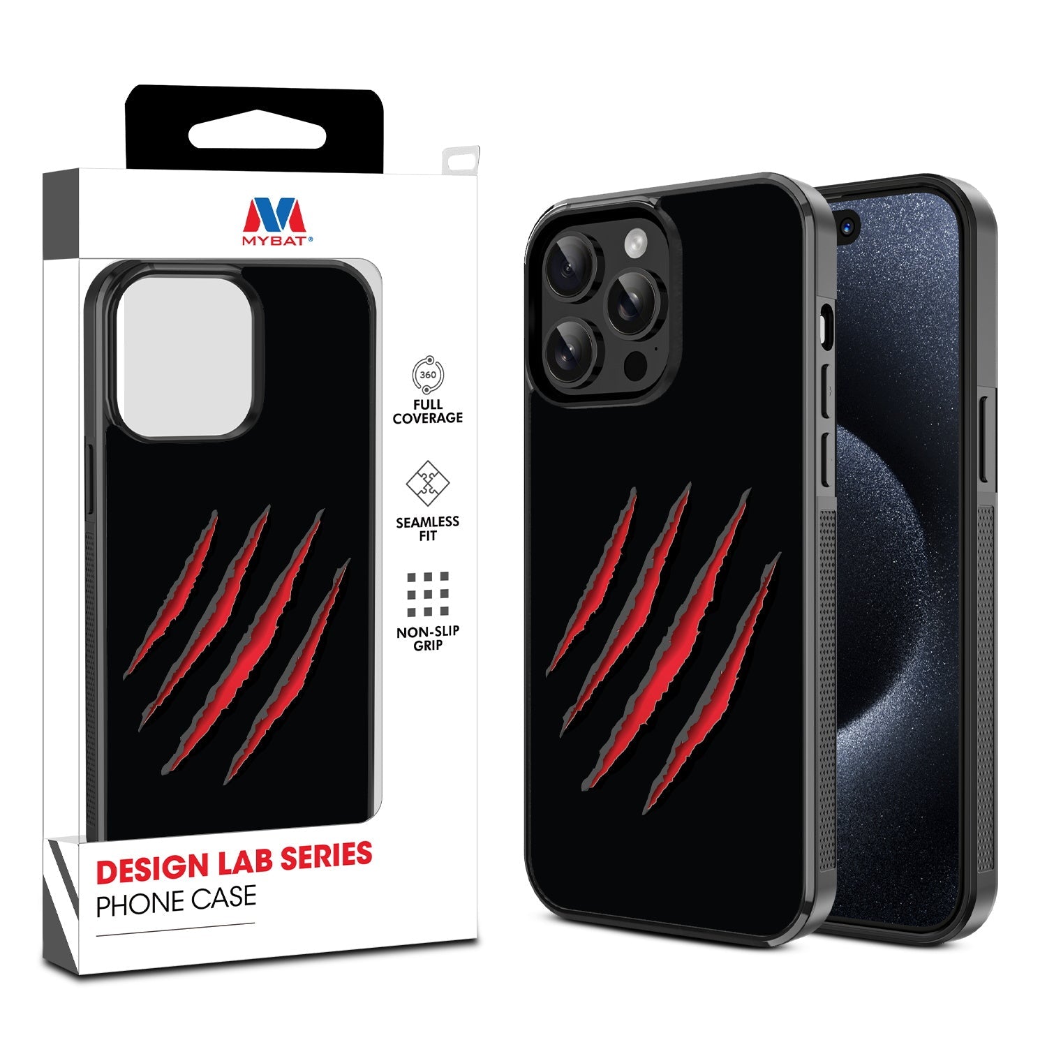 MyBat Design Lab Series Case for Apple iPhone 15 Pro Max (6.7) - Claw Marks