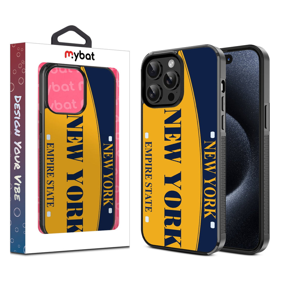MyBat Design Lab Series Case for Apple iPhone 15 Pro Max (6.7) - New York License Plate