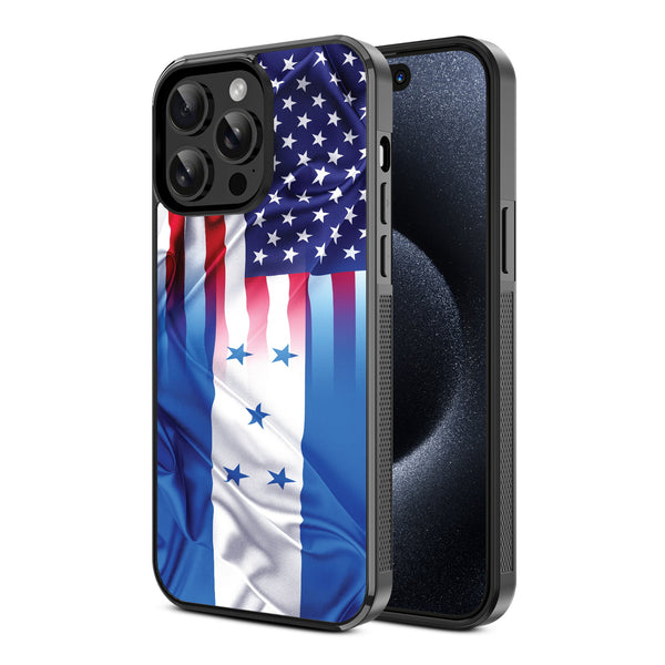MyBat Design Lab Series Case for Apple iPhone 15 Pro Max (6.7) - Honduras-USA Flag - MIP15PMCSLESM263-2.jpg