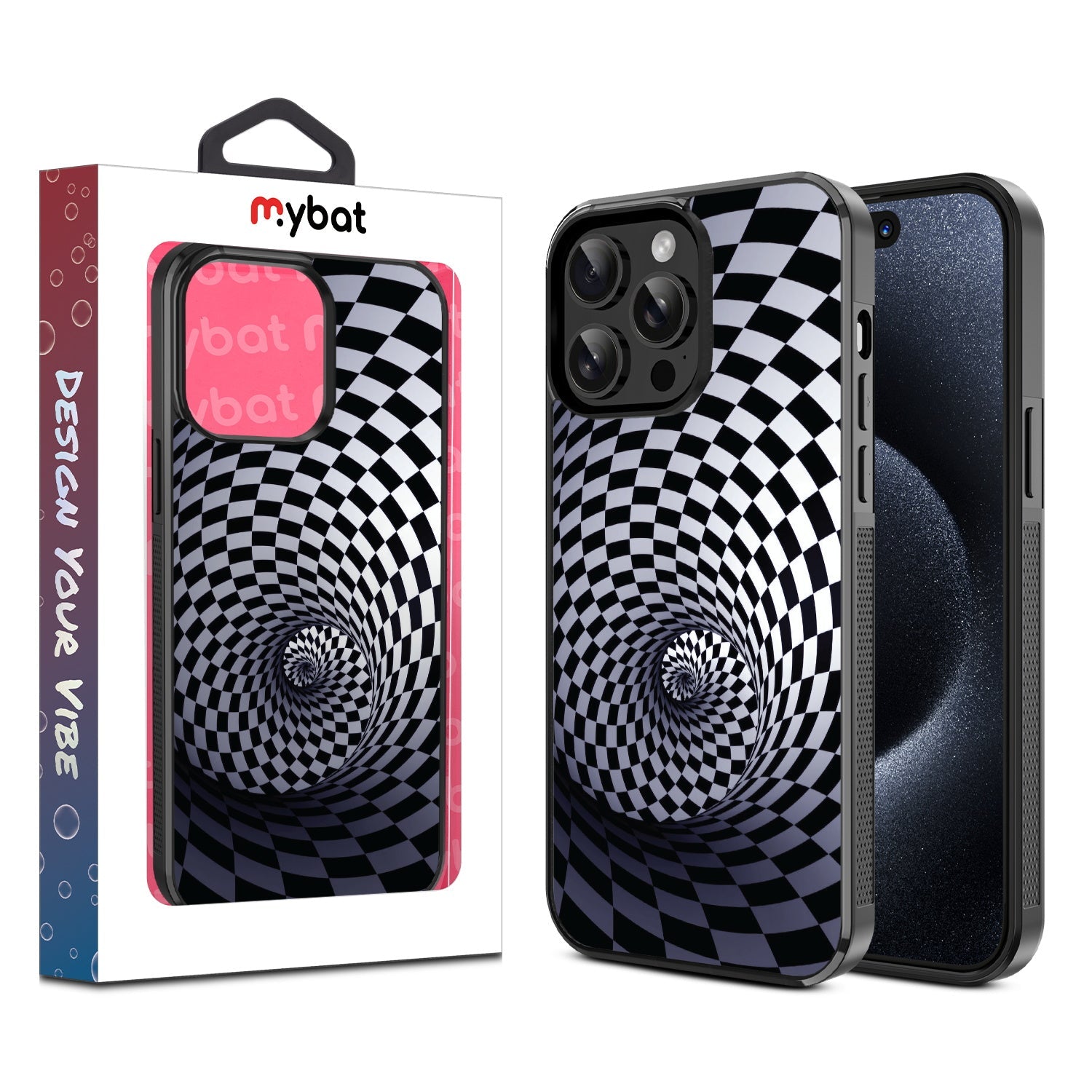 MyBat Design Lab Series Case for Apple iPhone 15 Pro Max (6.7) - Spiral Out