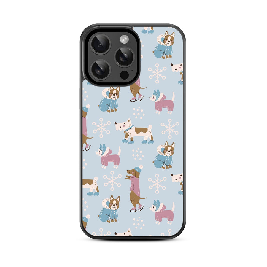 MyBat Design Lab Series Case for Apple iPhone 15 Pro Max (6.7) - Puppy Snow Play