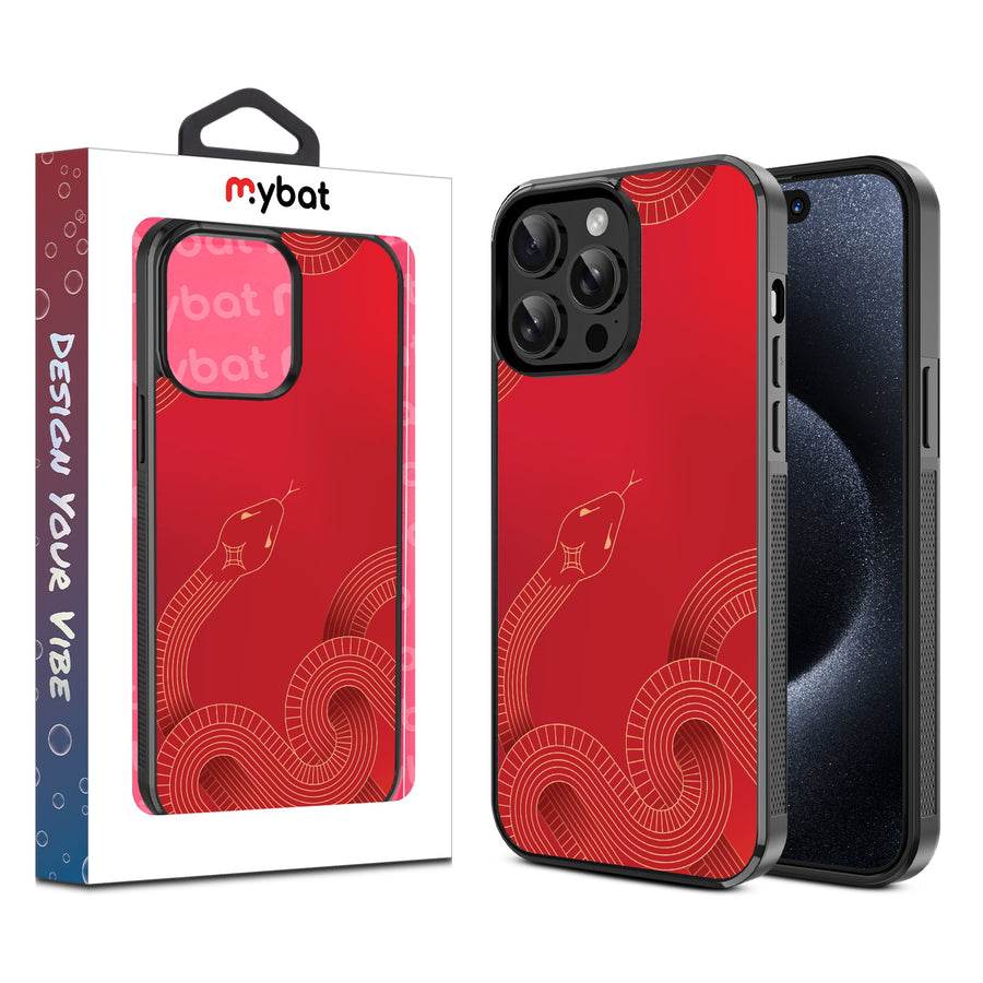 MyBat Design Lab Series Case for Apple iPhone 15 Pro Max (6.7) - Slithering into a New Year - MIP15PMCSLESM316-1.jpg