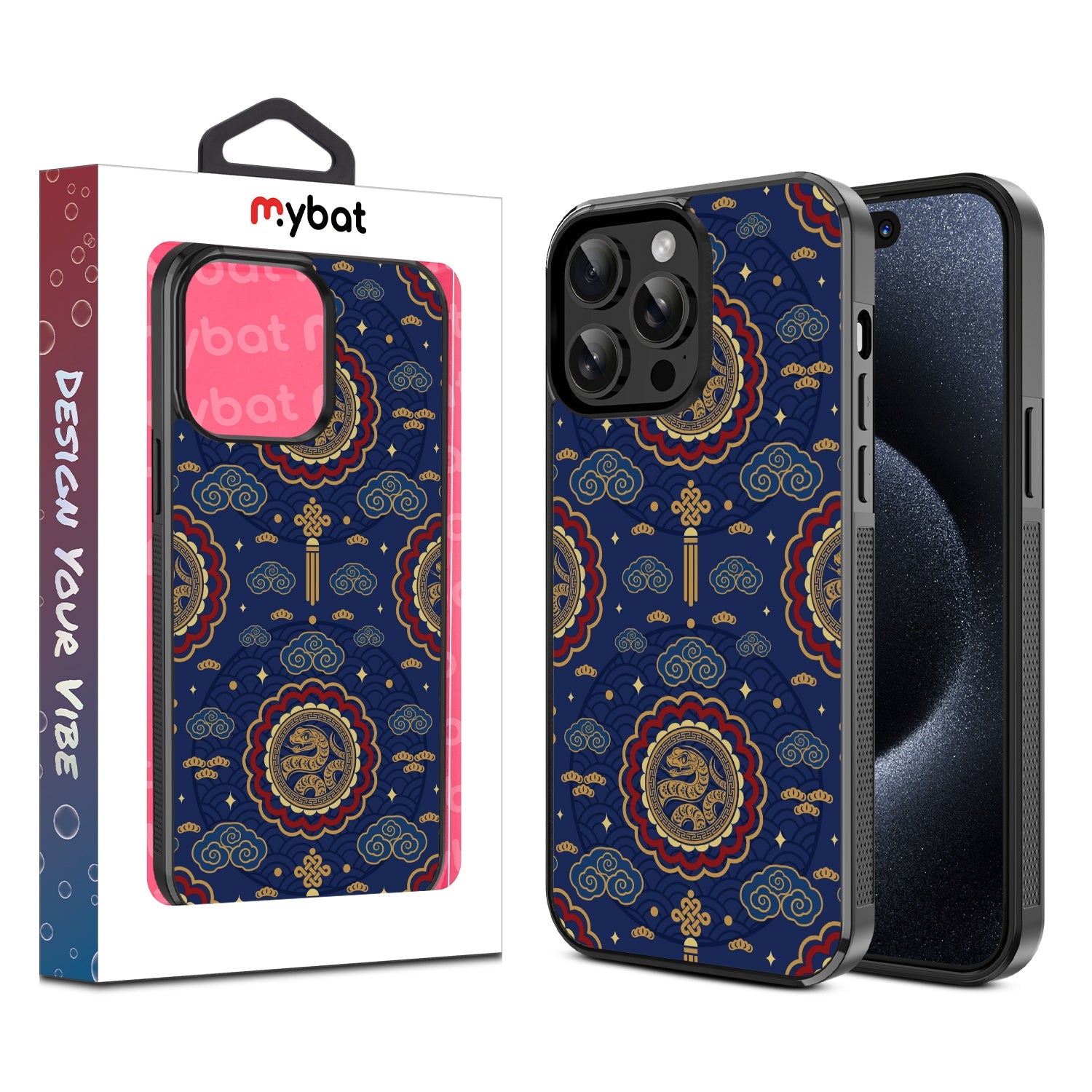 MyBat Design Lab Series Case for Apple iPhone 15 Pro Max (6.7) - Wisdom of the Snake