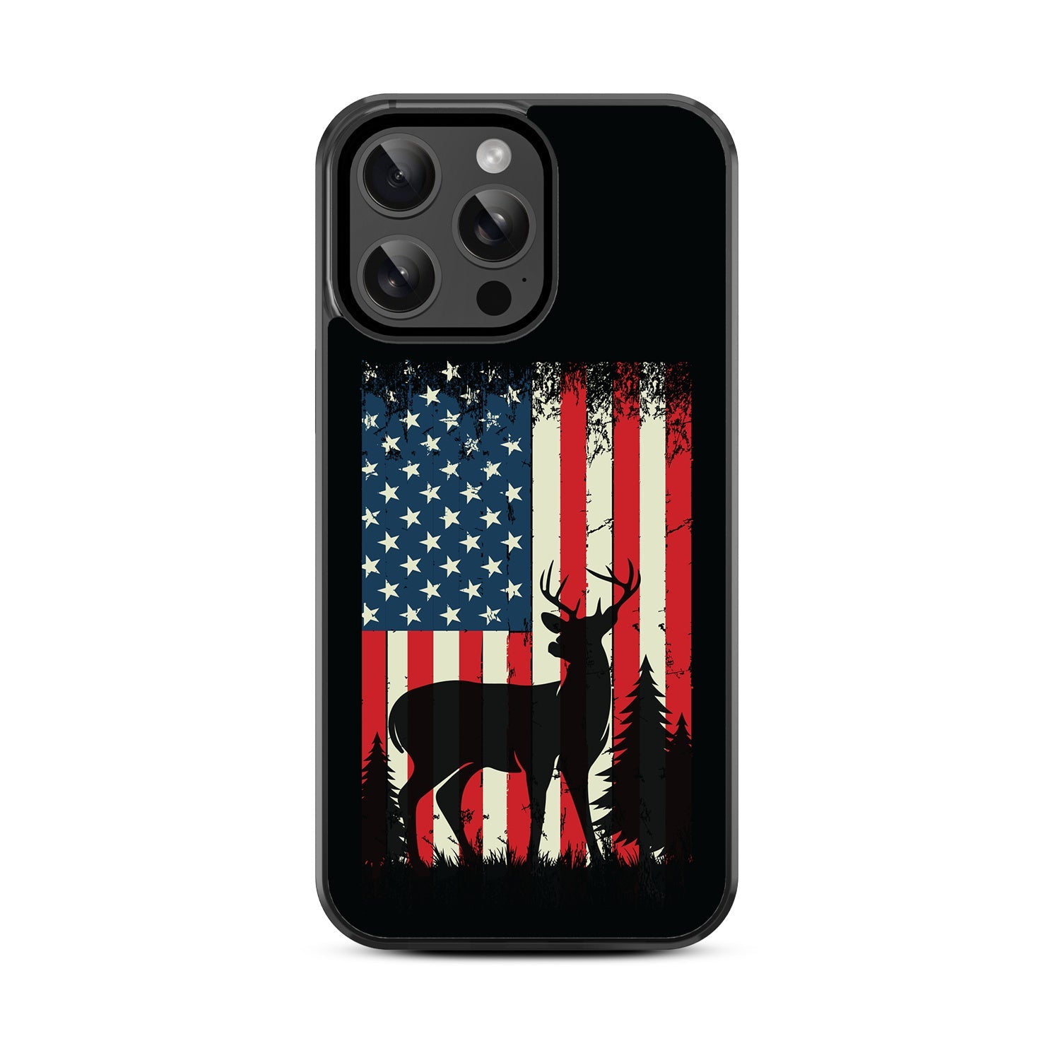 MyBat Design Lab Series Case for Apple iPhone 15 Pro Max (6.7) - Stars, Stripes and Stags