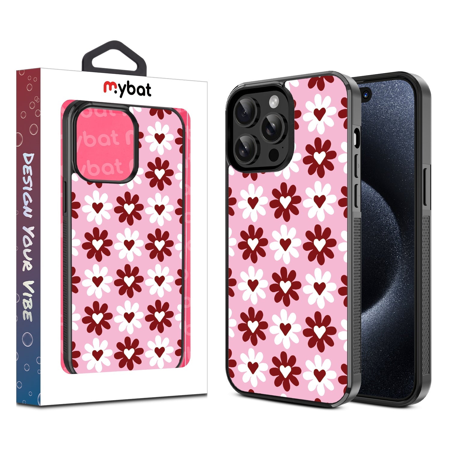 MyBat Design Lab Series Case for Apple iPhone 15 Pro Max (6.7) - Love in Bloom