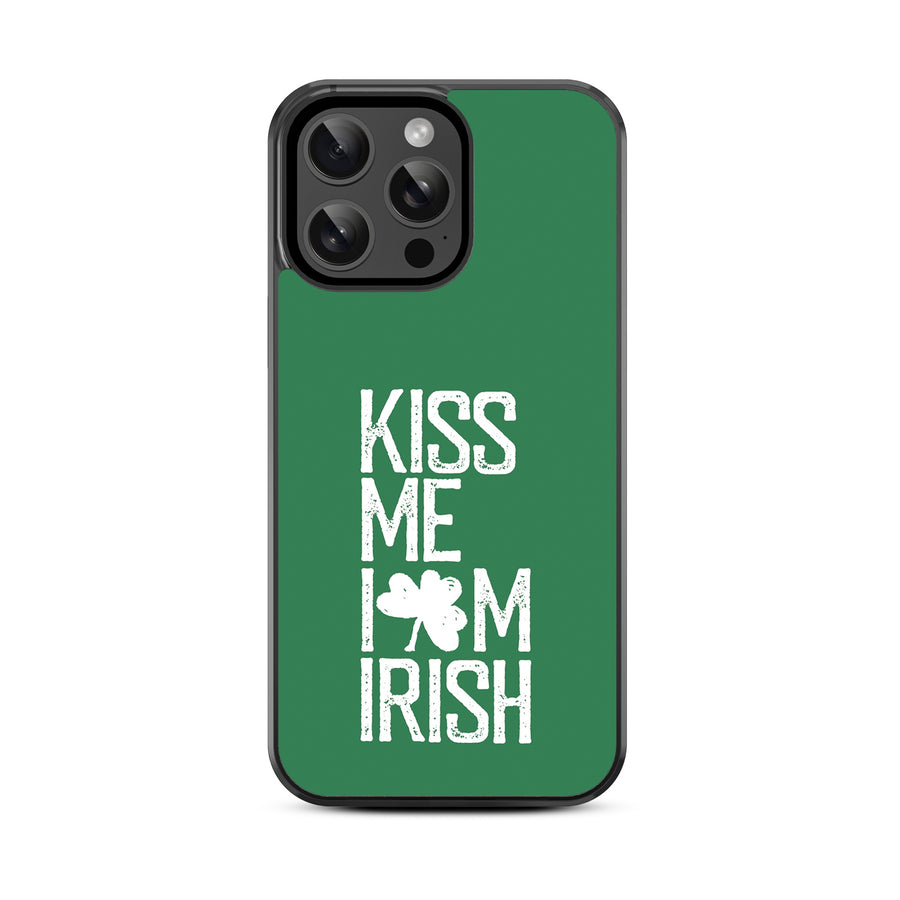 MyBat Design Lab Series Case for Apple iPhone 15 Pro Max - Kiss Me I'm Irish - MIP15PMCSLESM465-3.jpg