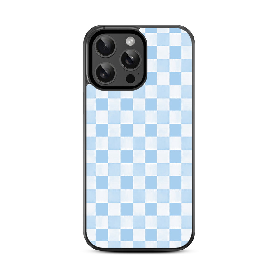 MyBat Design Lab Series Case for Apple iPhone 15 Pro Max - Sky Blue Check - MIP15PMCSLESM478-3.jpg