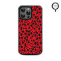 MyBat Design Lab Series MagSafe Case for Apple iPhone 15 Pro Max (6.7) - Red Leopard Print - MIP15PMCSLESMSM008-3.jpg