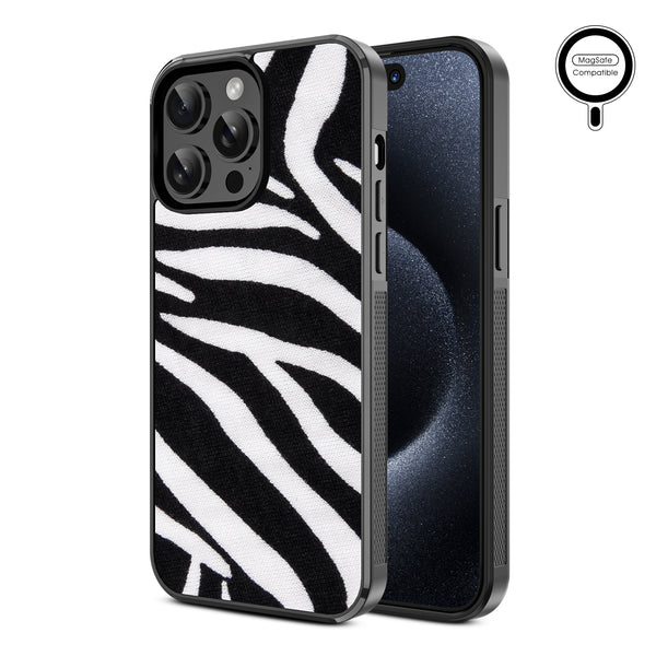 MyBat Design Lab Series MagSafe Case for Apple iPhone 15 Pro Max (6.7) - Zebra Print - MIP15PMCSLESMSM009-2.jpg