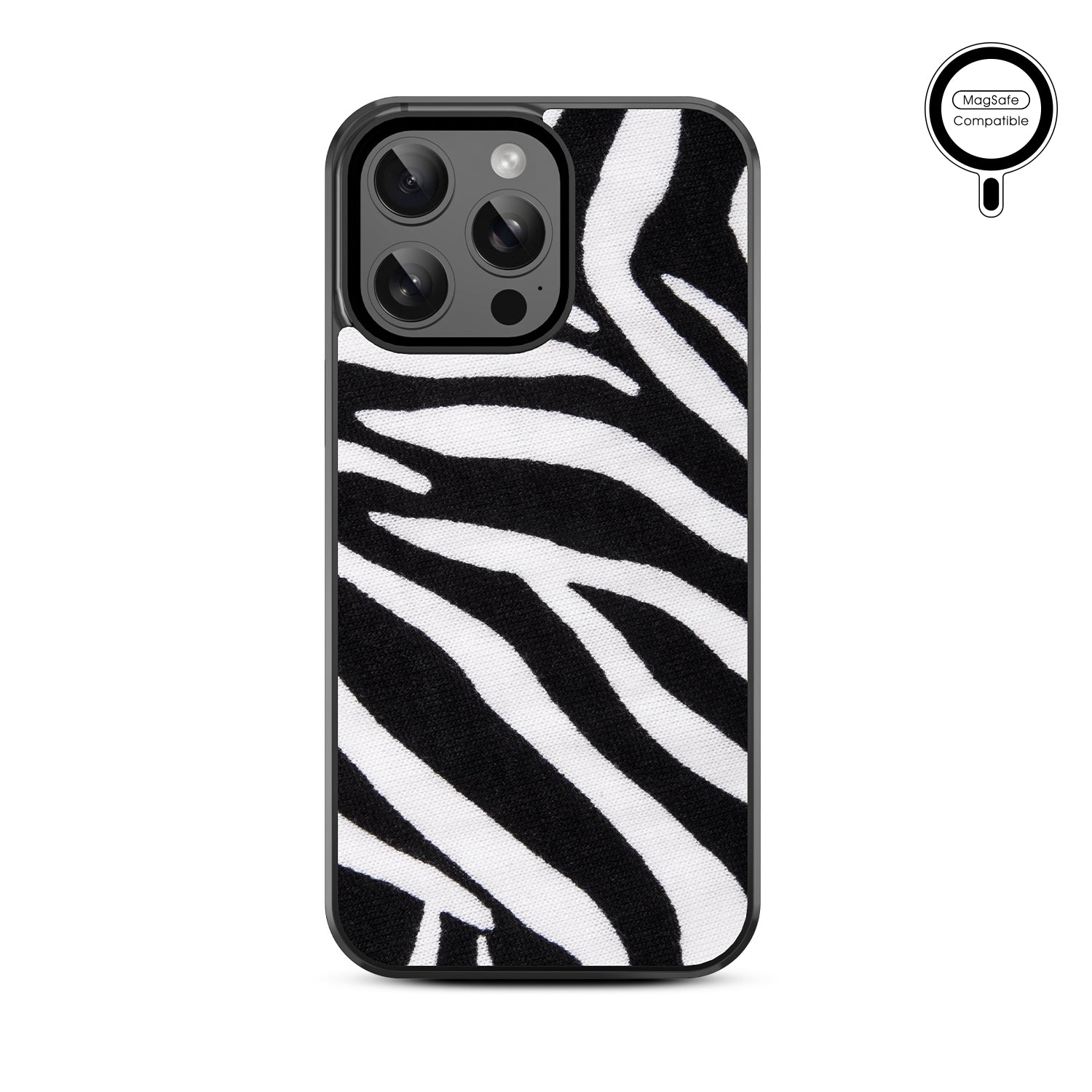 MyBat Design Lab Series MagSafe Case for Apple iPhone 15 Pro Max (6.7) - Zebra Print