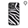 MyBat Design Lab Series MagSafe Case for Apple iPhone 15 Pro Max (6.7) - Zebra Print