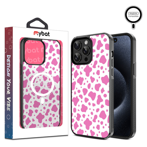 MyBat Design Lab Series MagSafe Case for Apple iPhone 15 Pro Max (6.7) - Pink Cow Print - MIP15PMCSLESMSM015-1.jpg