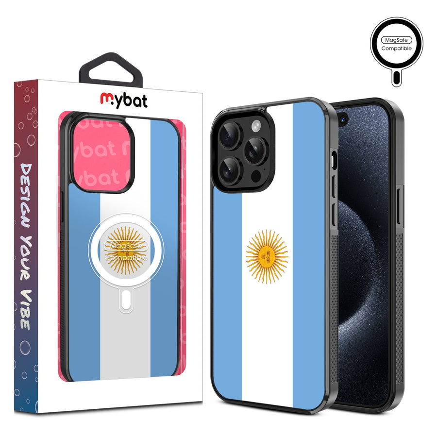 MyBat Design Lab Series MagSafe Case for Apple iPhone 15 Pro Max (6.7) - Argentinian Flag