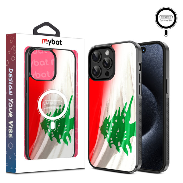 MyBat Design Lab Series MagSafe Case for Apple iPhone 15 Pro Max (6.7) - Lebanese Flag - MIP15PMCSLESMSM033-1.jpg