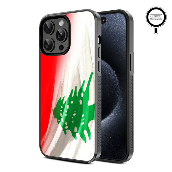 MyBat Design Lab Series MagSafe Case for Apple iPhone 15 Pro Max (6.7) - Lebanese Flag - MIP15PMCSLESMSM033-2.jpg