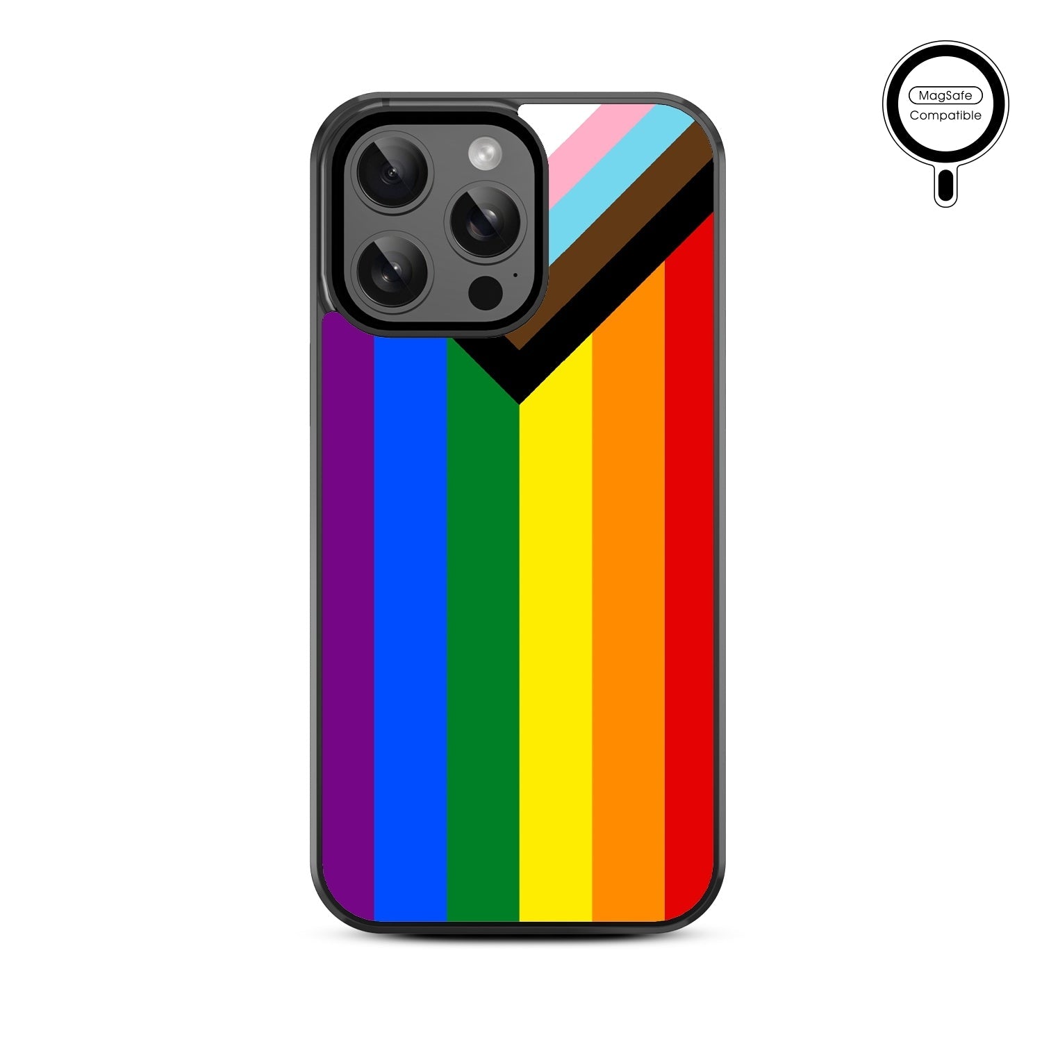 MyBat Design Lab Series MagSafe Case for Apple iPhone 15 Pro Max (6.7) - LGBTQ+ Flag