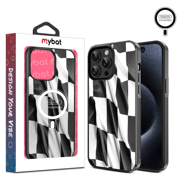 MyBat Design Lab Series MagSafe Case for Apple iPhone 15 Pro Max (6.7) - Racing Flag - MIP15PMCSLESMSM040-1.jpg