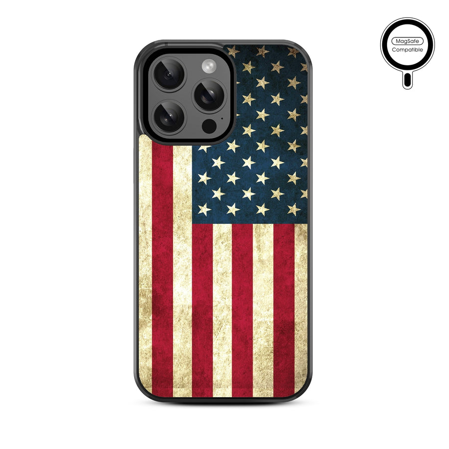 MyBat Design Lab Series MagSafe Case for Apple iPhone 15 Pro Max (6.7) - American Flag - MIP15PMCSLESMSM043-3.jpg