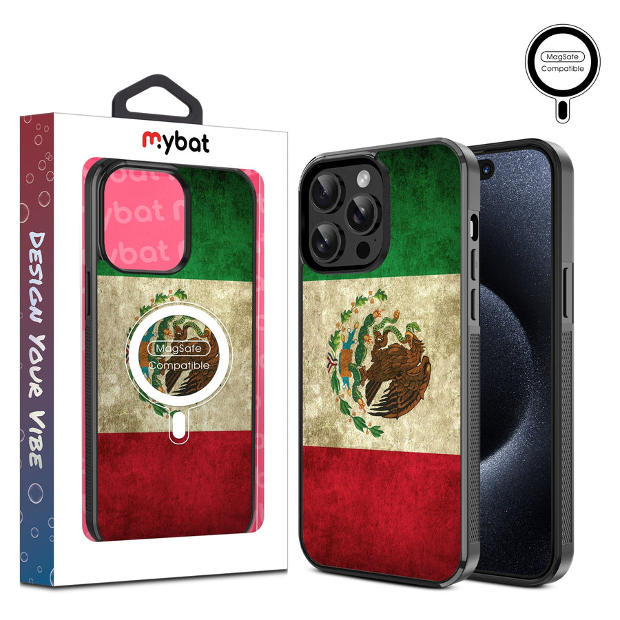 MyBat Design Lab Series MagSafe Case for Apple iPhone 15 Pro Max (6.7) - Mexican Flag