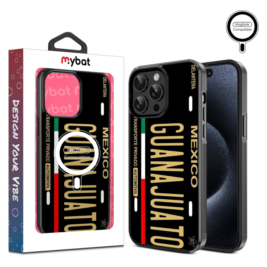 MyBat Design Lab Series MagSafe Case for Apple iPhone 15 Pro Max (6.7) - Guanajuato Black