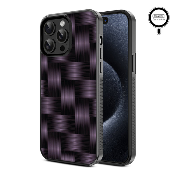 MyBat Design Lab Series MagSafe Case for Apple iPhone 15 Pro Max (6.7) - Woven Carbon Fiber - MIP15PMCSLESMSM085-2.jpg