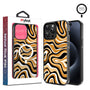 MyBat Design Lab Series MagSafe Case for Apple iPhone 15 Pro Max (6.7) - Groovy Golden Swirls