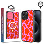 MyBat Design Lab Series MagSafe Case for Apple iPhone 15 Pro Max (6.7) - Pink Retro Splashes